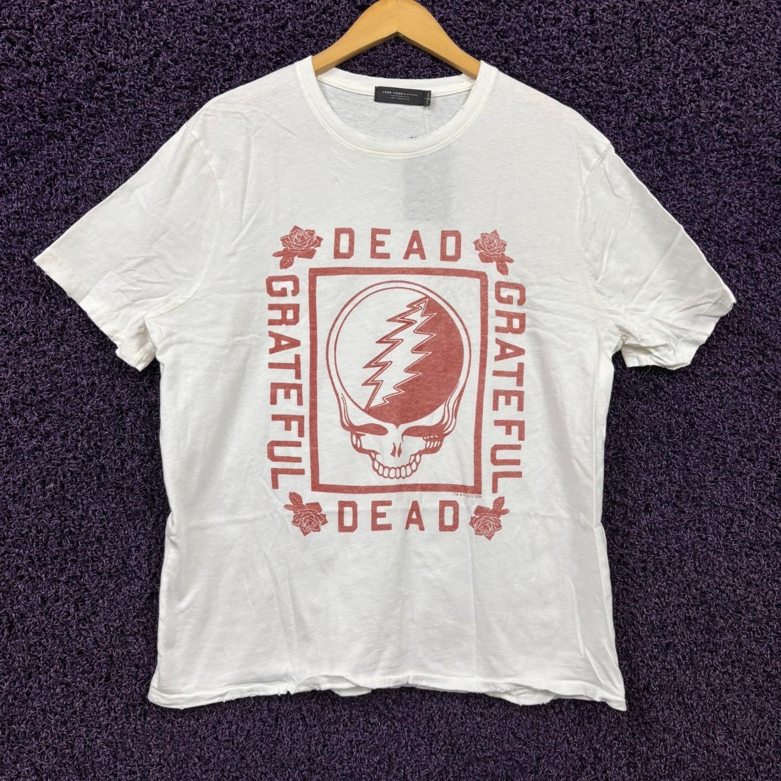 Grateful Dead Roses & Steal Your Face Jam Band T-Shirt L XXXL