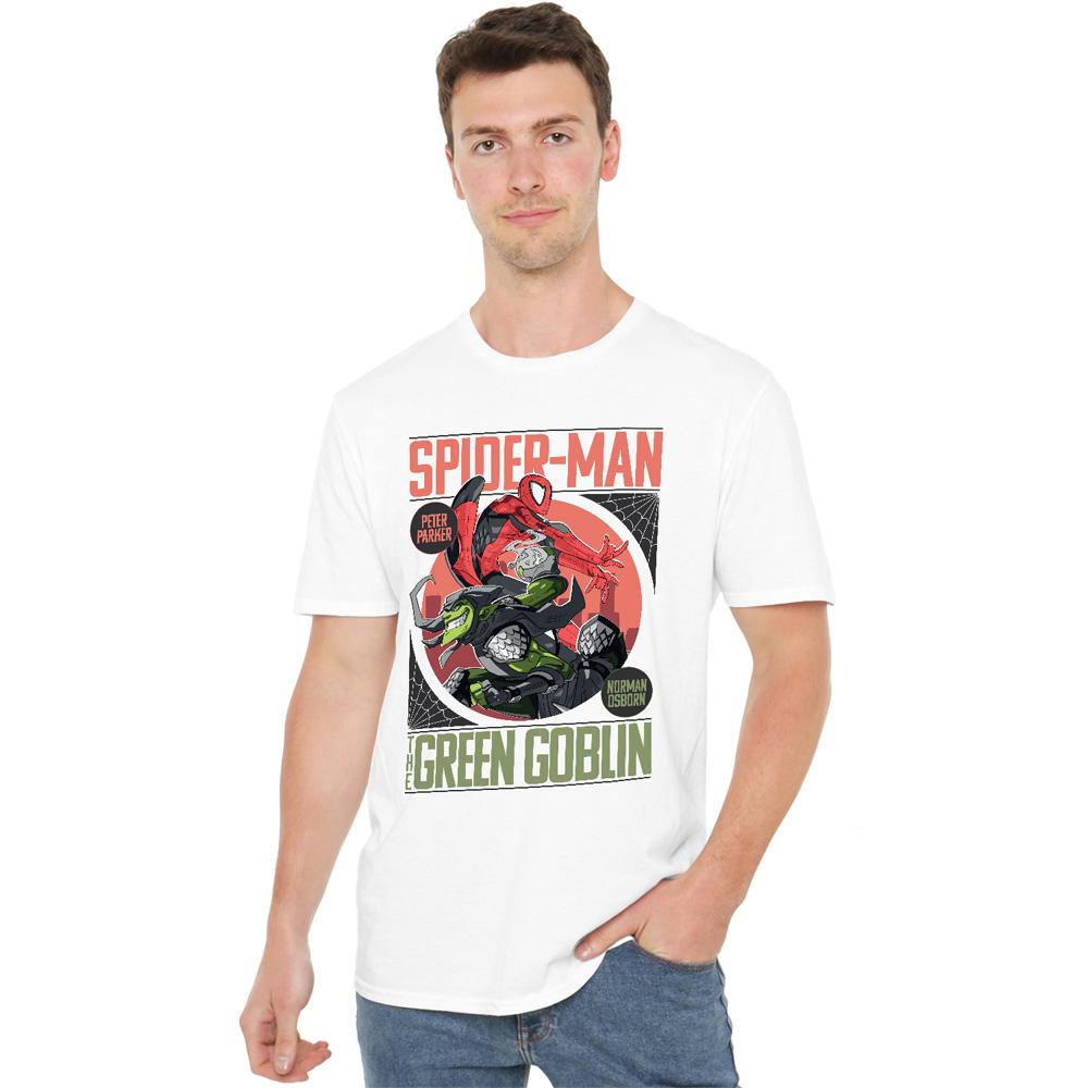 Spider-Man Mens Vs Green Goblin T-Shirt