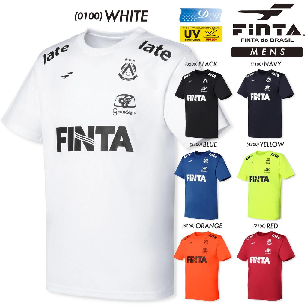 FINTA Soccer Short Sleeve Practice FT4441 Size M Men's Shirt, (7100), Red,