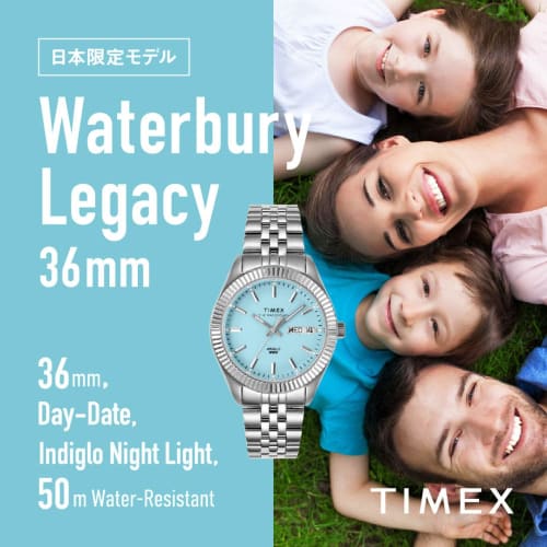 Timex Watch WATERBURY LEGACY Japan Limited 36MM Waterbury Legacy TW2V66500 Silver