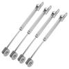 4 Pcs Air Pressure Rod Cabinet Furniture Hydraulic Support Rods Piston Silver Pneumatic Lift