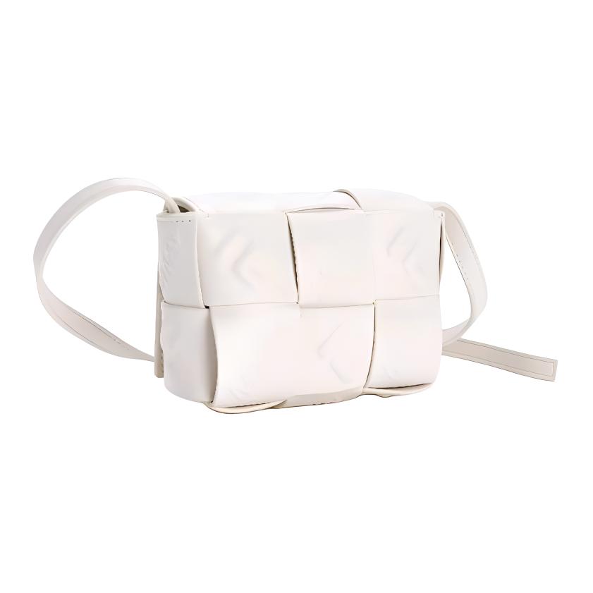 FILA X Maison Mihara Yasuhiro Logo Embossed Check Woven Polyurethane Small Shoulder Crossbody Bag Women bags F13W313162F