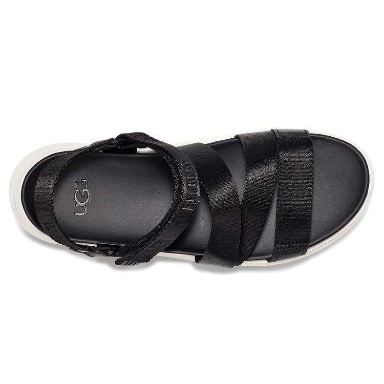 UGG La Shores Sandals Women Sandals Black White 1118499-BPLL