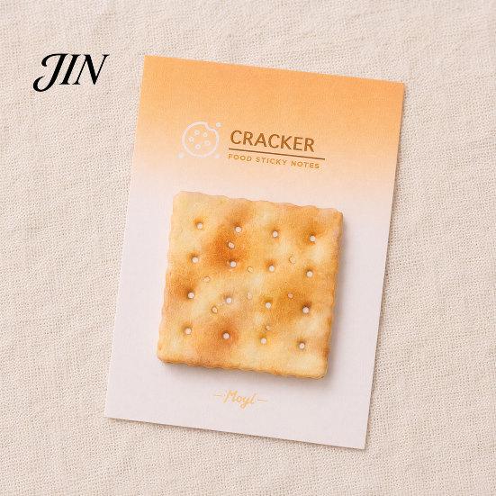 Fun Office Supplies Stick Note Pads, Funny Toast Bread Cookie Cheese Design Cute Notepad, 30 No Residue Notes Sheets/Pad Self Memo Pad for Home