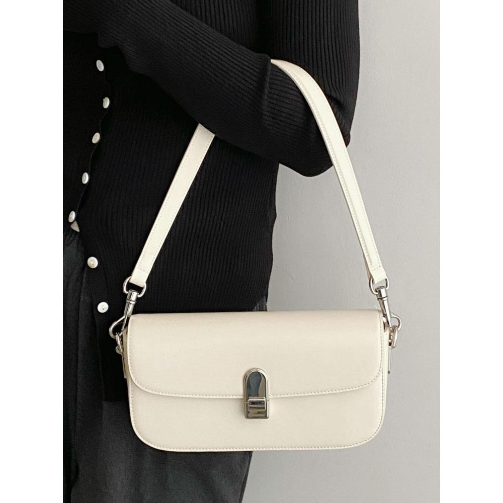 Nischen-Design modische Textur Achseltasche Damen 2025 neue Herbst- und Winter vielseitige Baguette-Tasche Einzel-Schulter Umhängetasche Damen