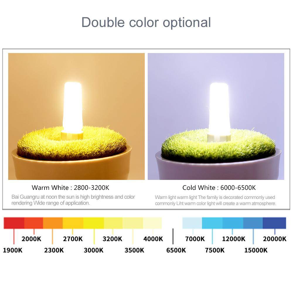 Dimmable G4 G9 E14 LED Bulb COB Replace Halogen Lamps Bulb AC DC 12V 220V Candle Light For Crystal Chandelier Spotlight Lighting