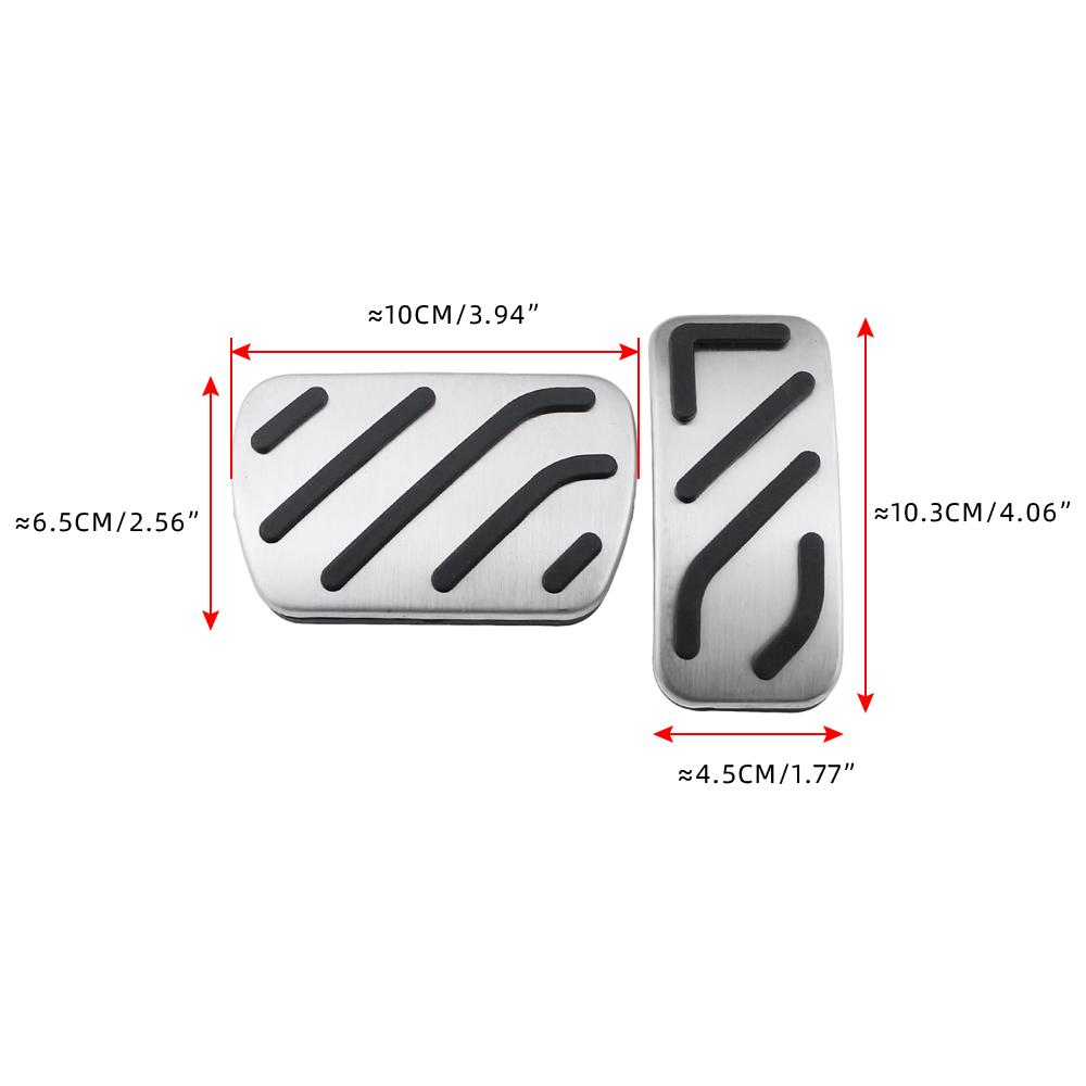Car Pedal Cover for MG3 MG 3 2025 2026 Accelerator Gas Brake Clutch Pedals Pad Stainless Steel Protector Interior Accessories