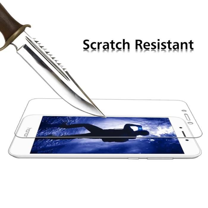 Protective Film - Phonillico® - HUAWEI HONOR 6A - Tempered Glass - Anti-Scratch - Transparent