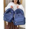 SchoolbagYZ Korean Version Ins Niche Casual Schoolbag for Women, High School Students, College Students, Water-proof Backpack, Light Travel Backpack