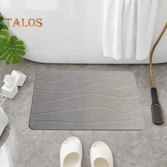 Bathroom Floor Mat Quick Absorbent Quick-Drying Diatom Mud Anti-Slip Bottom Entry Rug Easy To Clean Multipurpose Bath Shower Sink Kitchen Carpet