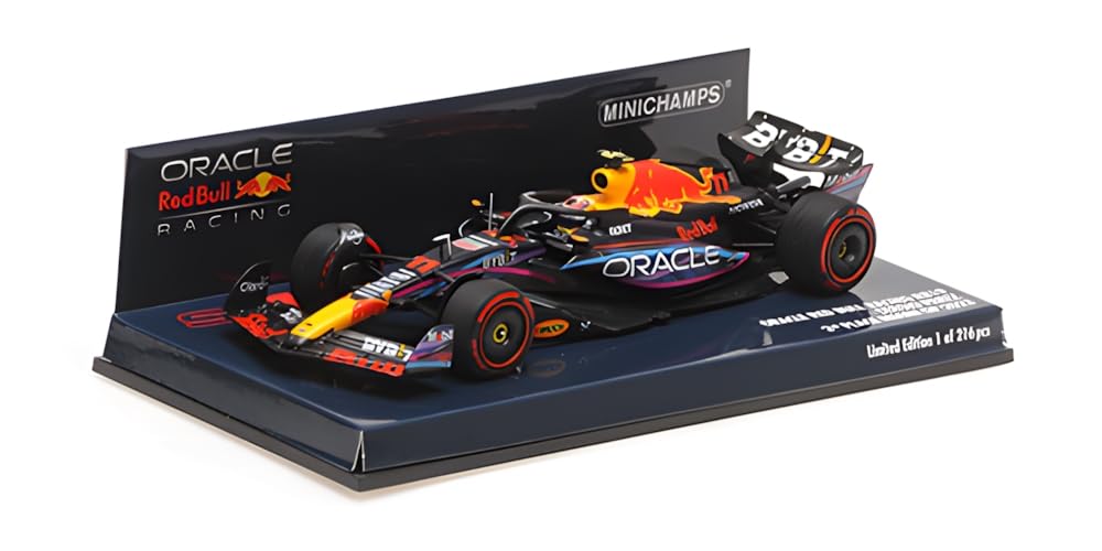 Minichamps Oracle Red Bull Racing RB19 Perez Miami GP 2023 2nd Place 1/43 S.
