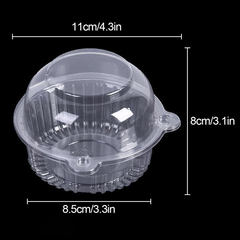 10/20pcs Round Cheesecake Boxes Slice Cake Box Triangle Pie Holders Cake Boxes Cupcake Slice Container For Bakery Party Wedding