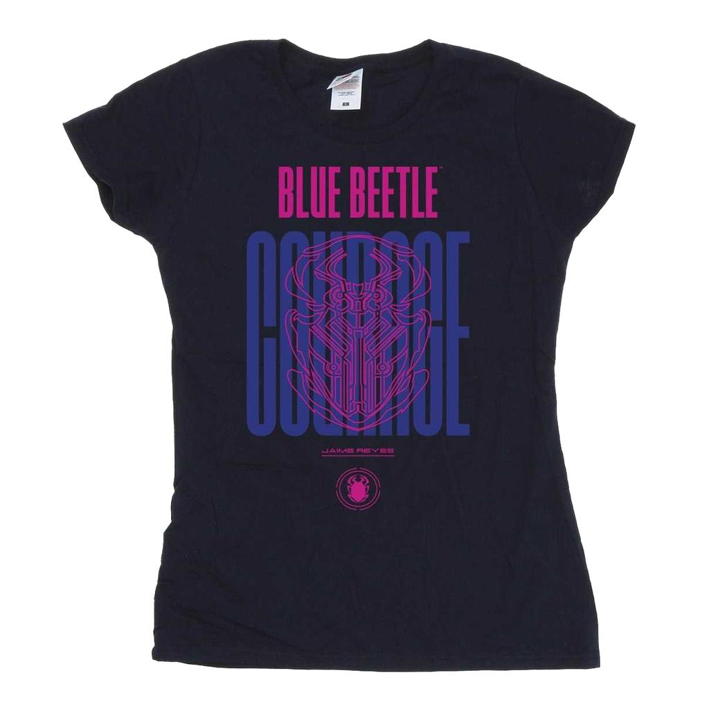 Blue Beetle Womens/Ladies Courage Cotton T-Shirt