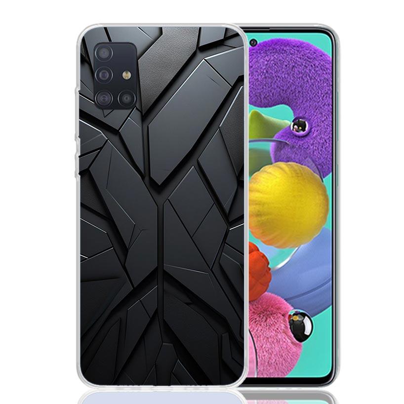 Forged Carbon Pattern Phone Case for Samsung Galaxy A52 A51 A50S A12 A22 A32 A72 A10S A30S A31 A71 Note 20 Ultra 10 Plus S10 Gal