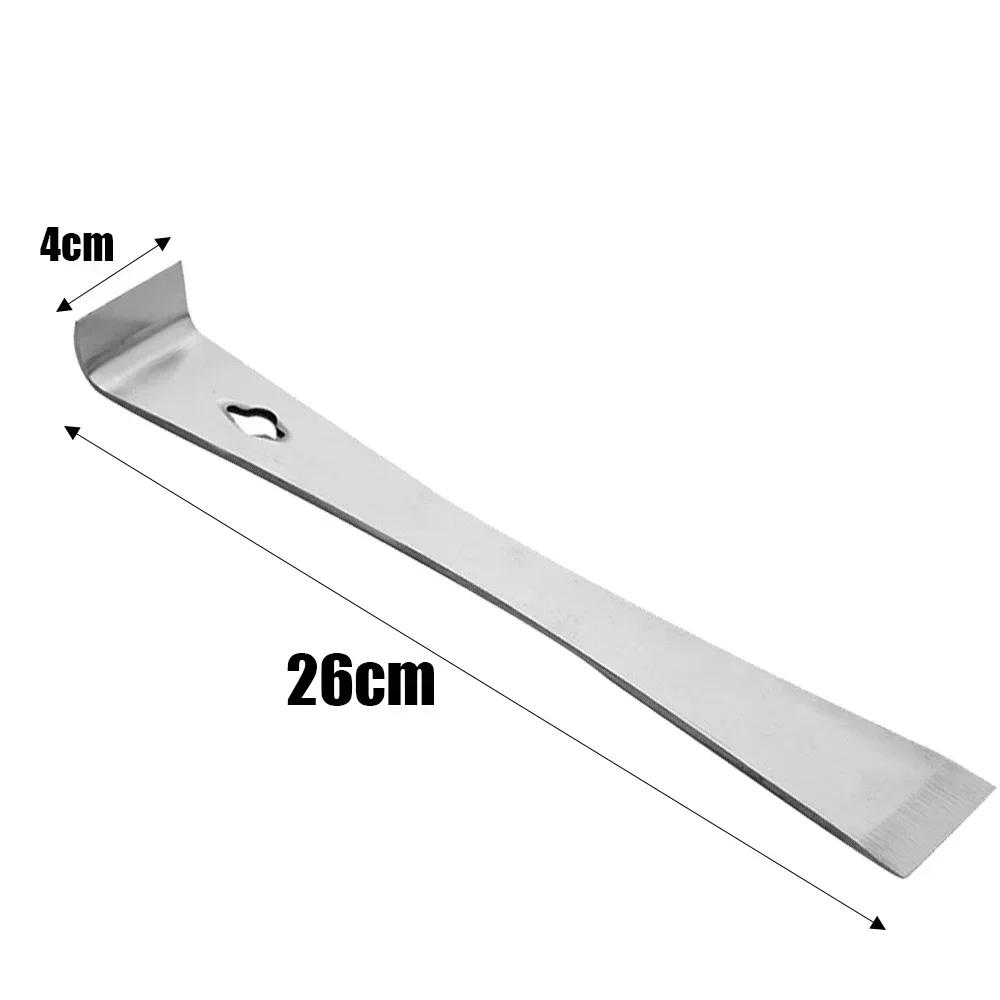 5/1Pcs Stainless Steel Pry Bar Scraper Set Trim Remover Beekeeper's Tools Wooden Board Dismantling Spatula Nail Lift Tools