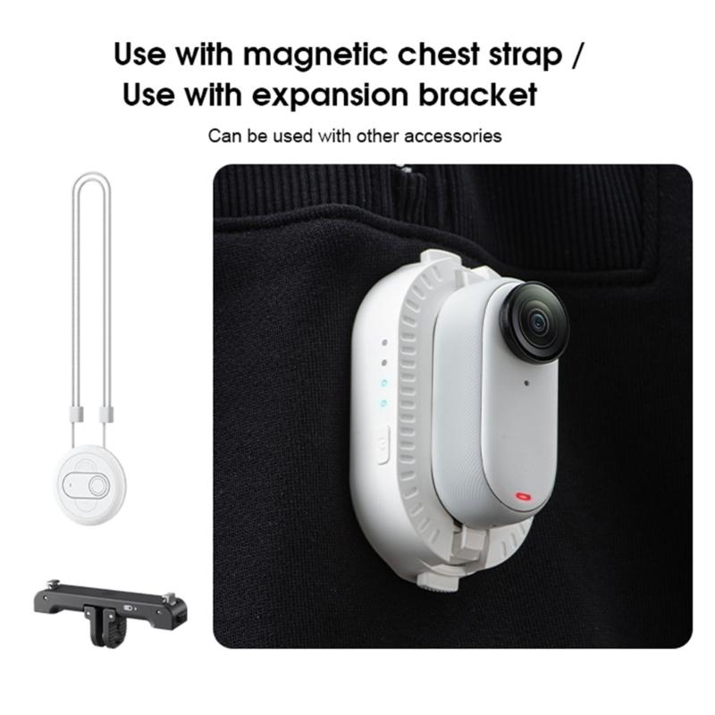 Nabíjecí pouzdro Magnetické uchycení pro kameru GO3/GO 3S 600mAh Bateriový pack Dlouhá výdrž baterie Ochranné prvky