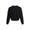 Nike Casual Knit Training Crew Neck Sweatshirt Women Tops Black DA0449-010