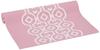 IRONMAN CLUB Print Yoga 4mm Coral with Elastic Band Mat, Thick, Pink, IMC-09P,