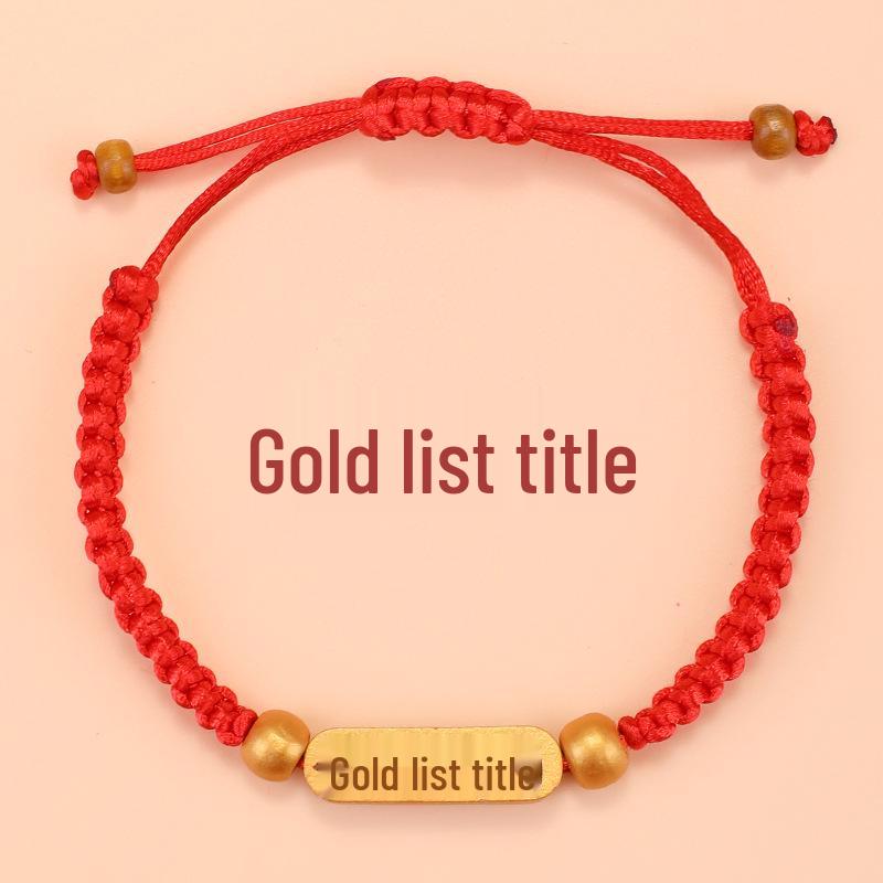Rotes gewebtes Seilarmband für Männer & Frauen – Glücksbringer zum Jahr des Pferdes