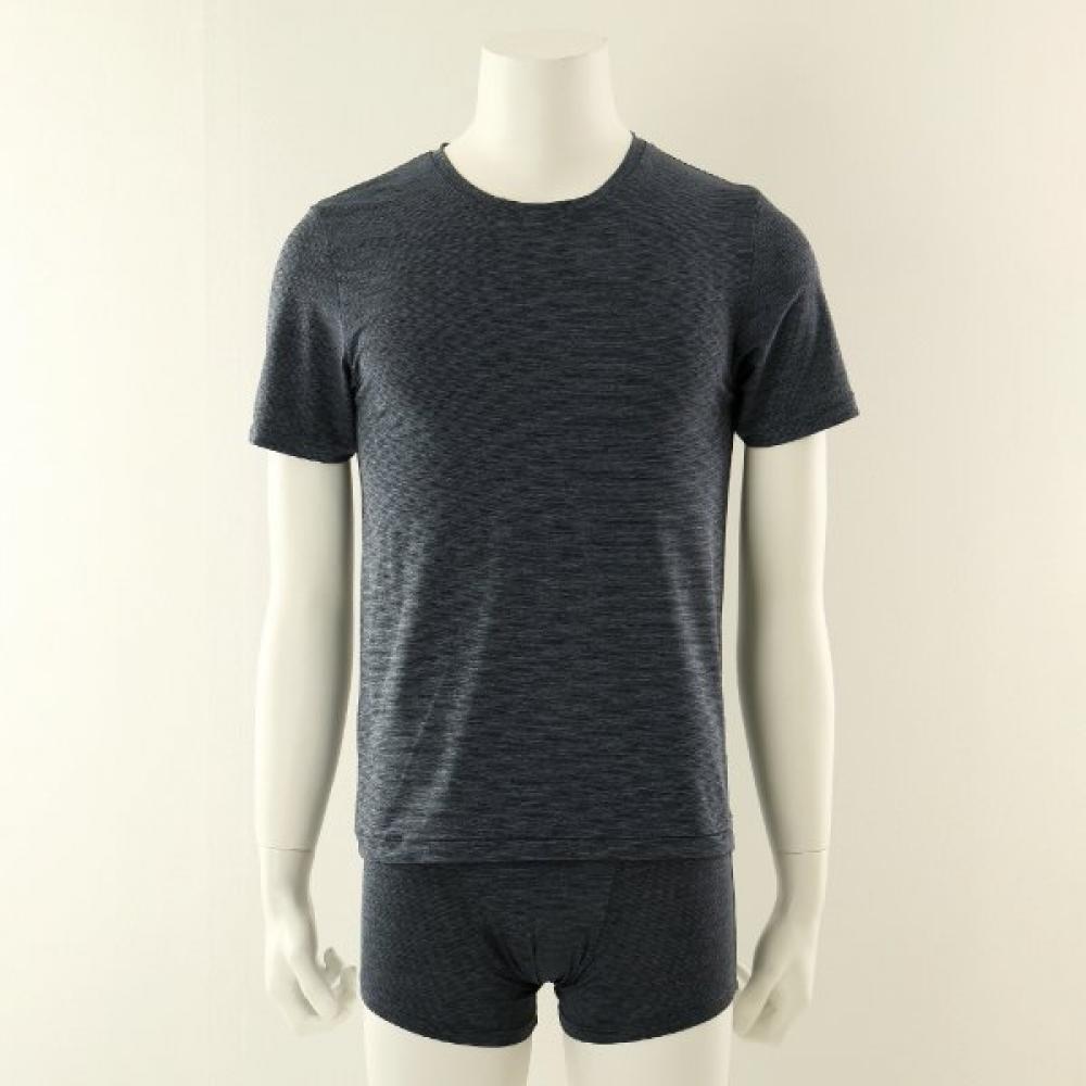 Wacoal Men S Short Sleeve Running Dropped Set Wmv2404a+wmp2404 110(XXL)/110(XXL)