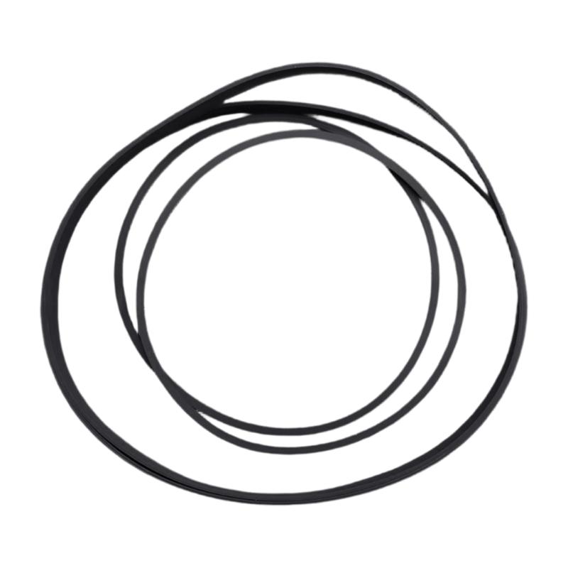 Rubber Belt Set Specifically For CT W606 Tape Recorder Mechanism Restoration Motor Drive Belts Replacement