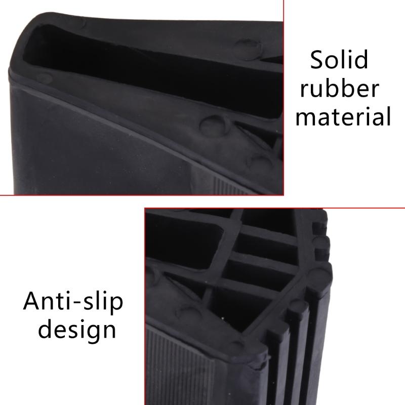 4 Pieces Ladder Feet Pad Ladder Foot Pads Ladder Feet Rubber Cover Furniture Rubber Feet Pad Rubber Material Non-slip