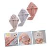 Hair Drying Towel Set Microfiber Fast Drying Coral Fleece Hair Wrap Turban for Women and Kids