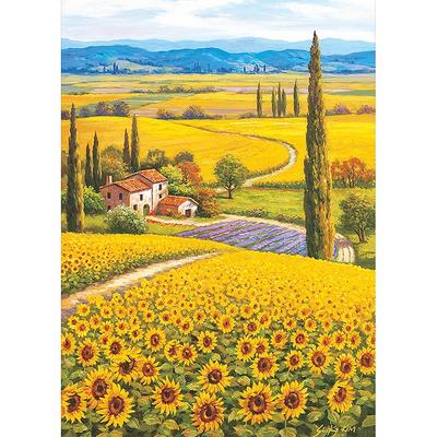 Puzzle Life Tournesol Plain Puzzle PL707, 500 pièces, couleurs mélangées, 500 pièces Puzzle, Jeux pour enfants, Jouets éducatifs