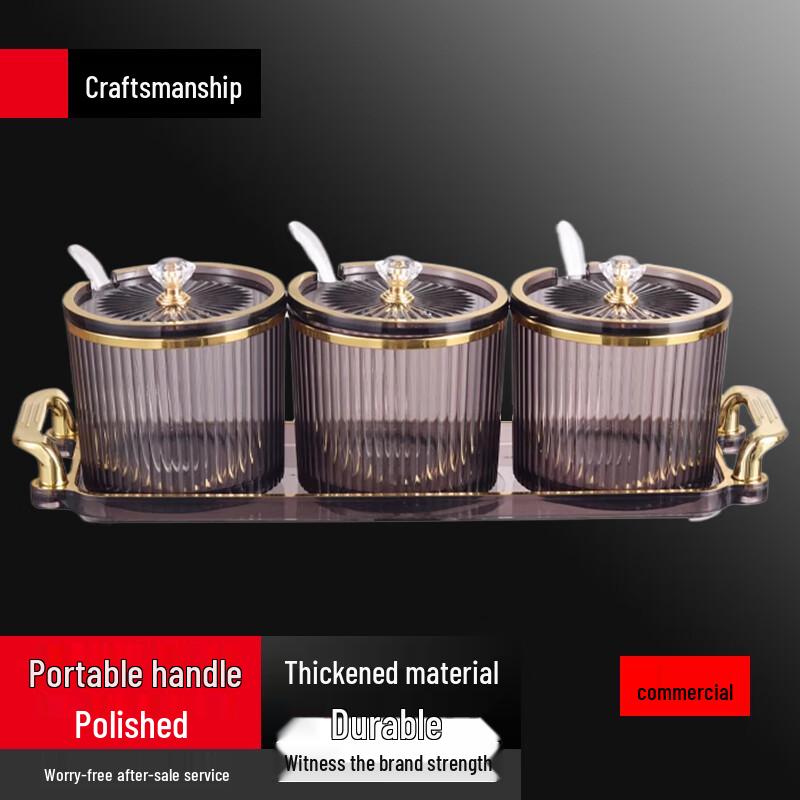 Yingbai Commercial Plastic Spice Jar Set