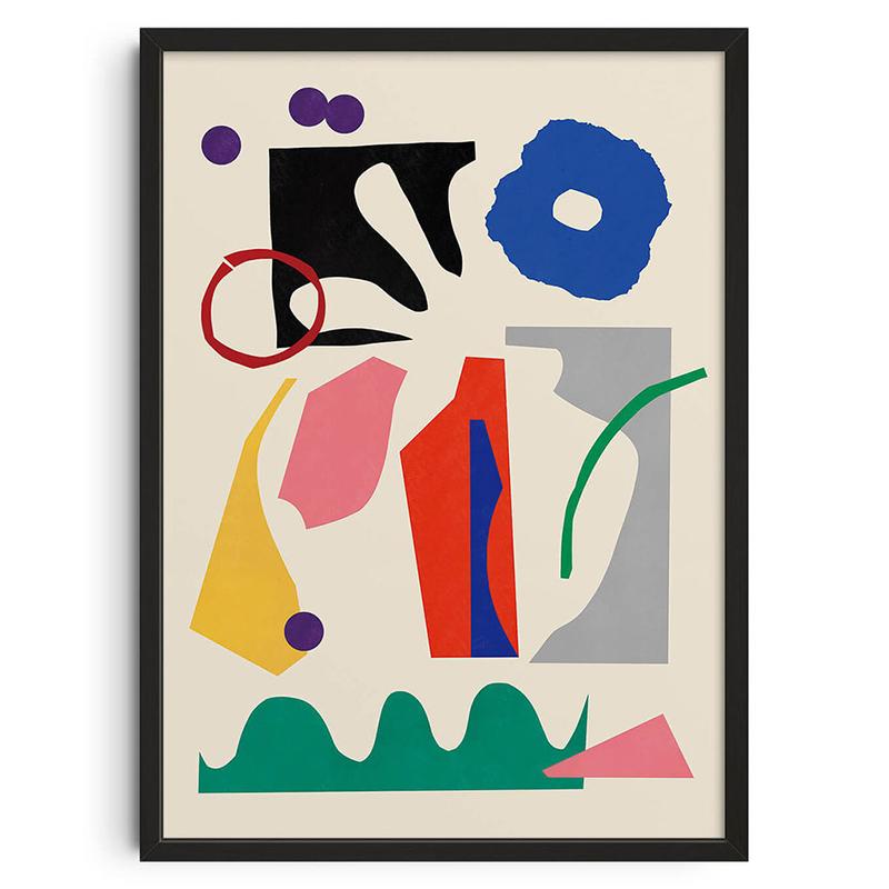 Vintage Abstract Classic Posters Retro Mind Maze Print Mid Century Wall Art Canvas Painting for Club Living Room Home Decor