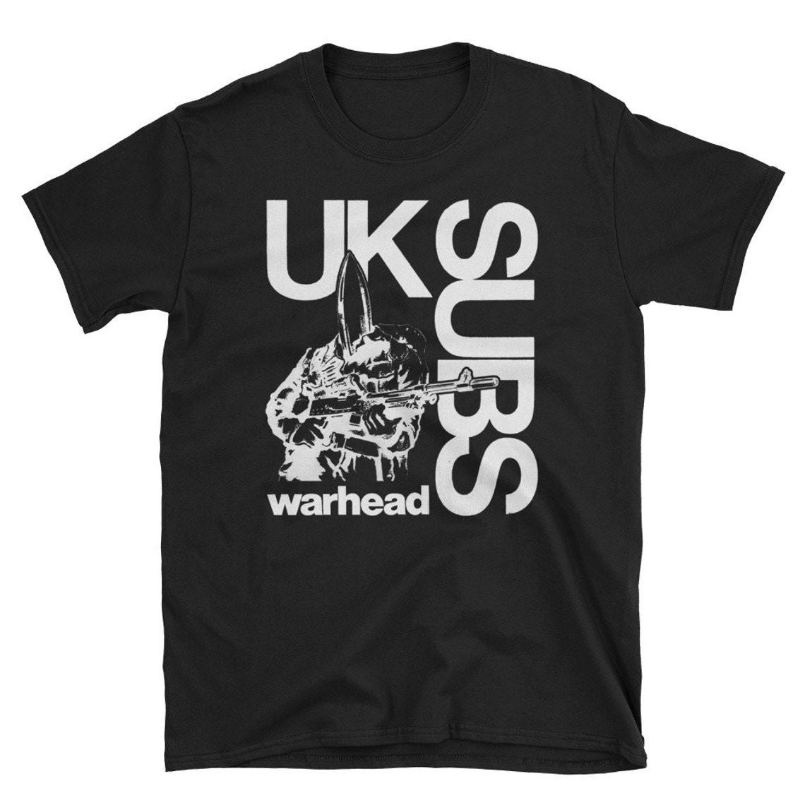 

UK Subs T-Shirt Mens Womens Tees Top, The Exploited, Varukers, GBH, Sham 69, Discharge, Unisex tee M