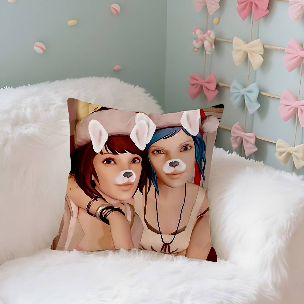 Cool Game LLife Is Strange Pillow Case Throw Pillow Cover Nordic Vintage Style Cushion Covers Home Living Room Sofa Couch Seat