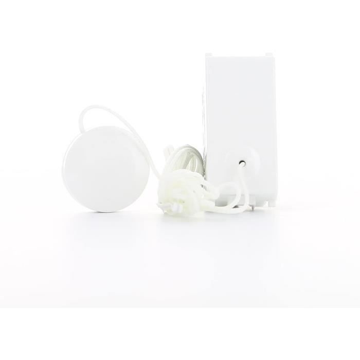 Bouton poussoir - VIMAR - 1P - Blanc - 10A - Filaire