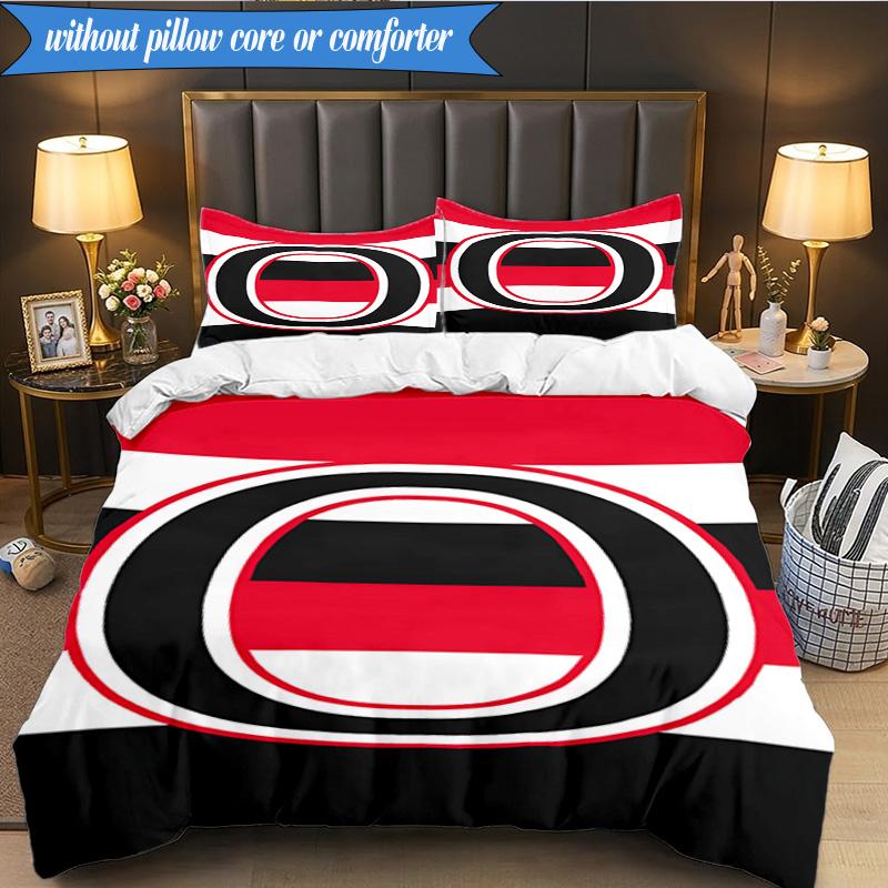 3PCS Senators Heritage Bedding Set,Including 1pc Duvet Cover And 2pcs Pillowcases Perfect for Bedroom, Dormitory, Fan Christmas gift