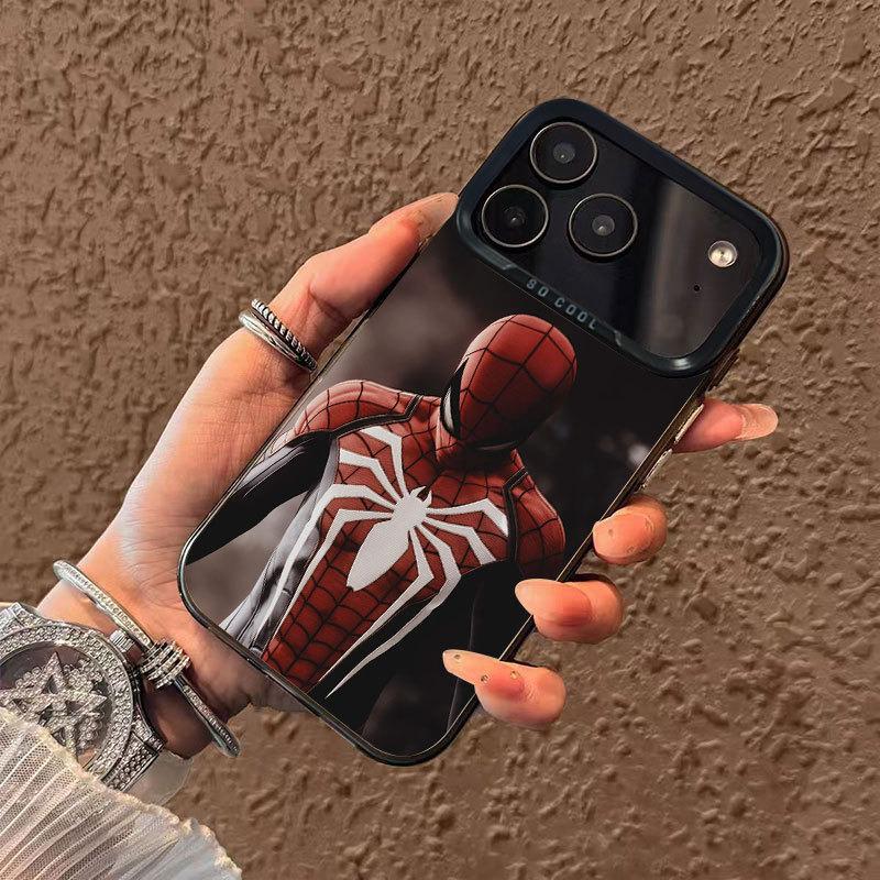 Spider-Man Fashion Phone Case for iPhone 13/14/16pro/15pro/17 and Apple 16promax