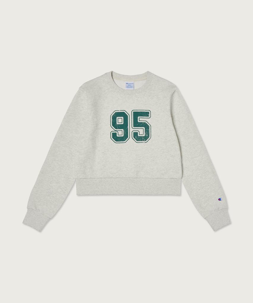 CHAMPION Women'S 95 Crop Sweatshirt Oatmeal