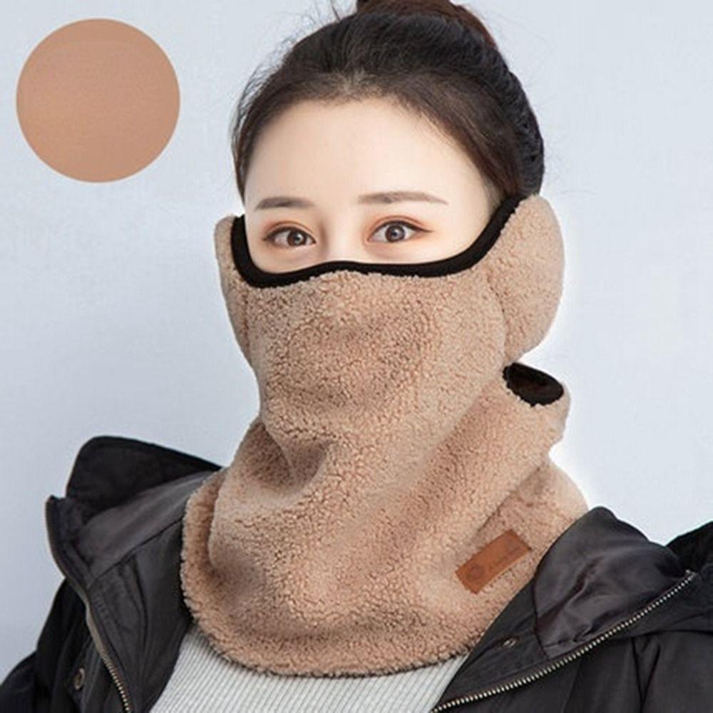 Neck Warmer Windproof Face Mask Neck Tube Scarf Women Scarf Winter Neck Mask Cycling Face Scarf