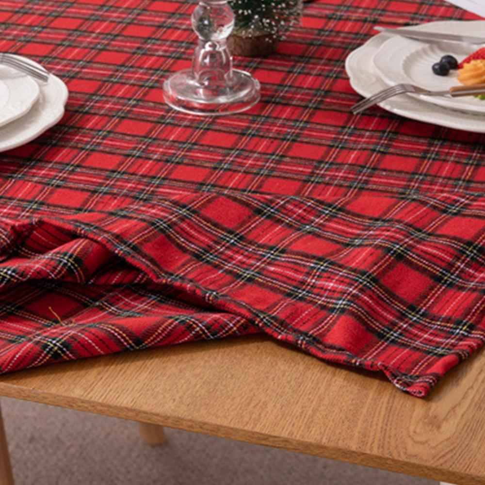 Christmas Plaid Fabric Check Print Polyester Squares Bundles Christmas Buffalo for Sewing Patchwork DIY Craft Holiday Decoration