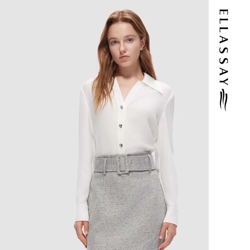 ELLASSAY Women s Versatile Shirt L