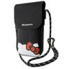 Hello Kitty Tasche Leder Schwarz Versteckte Kitty Kordel
