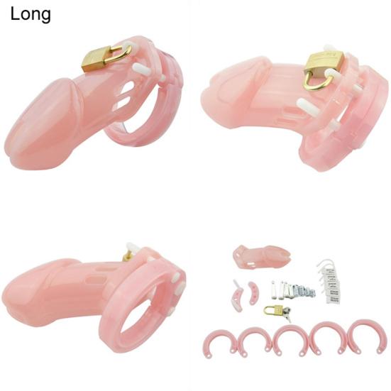 Silicone Male Penis Chastity Device Chastity Cage Lock Flirting Sex Toy SM Prop