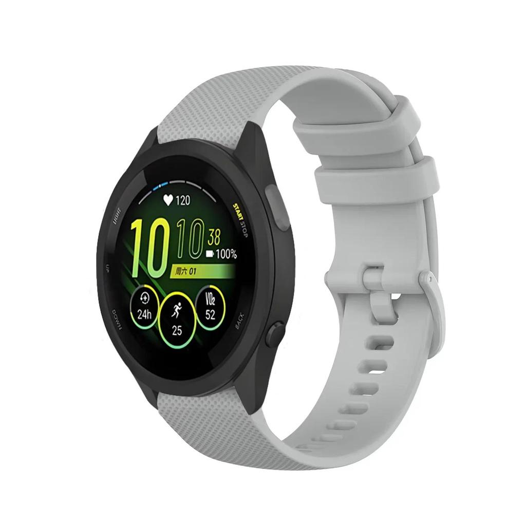 20mm 22mm Official Soft Silicone Strap For Garmin Forerunner 265 965 255 165 55 Comfortable Band Bracelet Garmin Venu 3-2 Correa