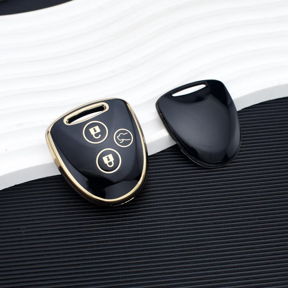 For TOYOTA Daihatsu Xenia PERODUA Alza Myvi Axia Grand New Avanza 2 3 Button TPU Car Key Cover Case Remote Key
