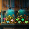 50Pcs Glow-In-The-Dark Resin Miniature Turtle Figurines Set - Diy Crafts, Home Decor & Micro Landscape Accents For Room Decor
