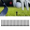 100Pcs/pack More Distance Consistent Height Golfs Tees Standard Wood Castles Golfs Tees Set for Golfs Driver Training