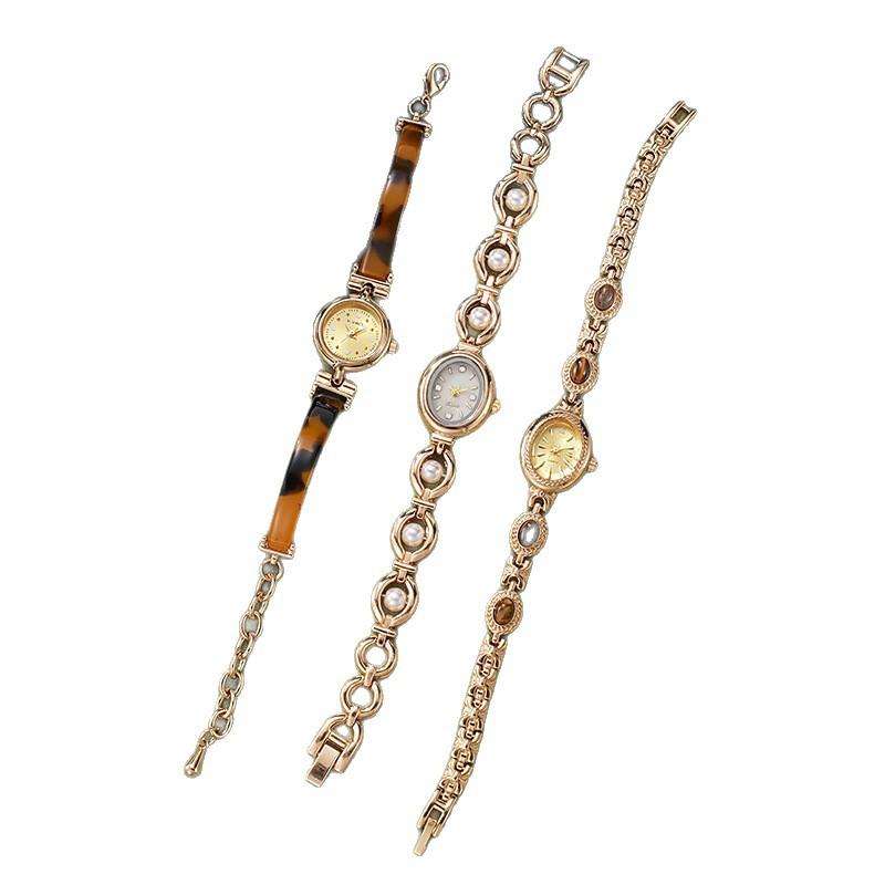 Vintage Niche Second-Hand Watches, Fashion Light Luxury Temperament, Small Dial Bracelets, Women'S Watches