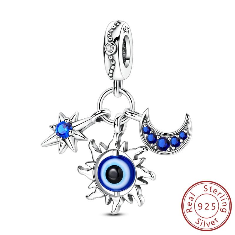 New Original Charms Beads Pendants Copper Cute Cat Paw Bow Apple Heart Charms Fit Bracelets Necklaces Women Jewelry