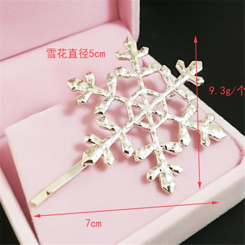 1PC Hair Accessory Decoration Women Girl Bridal Snowflake Hair Clips Pin Barrette Hairpins Fashion H