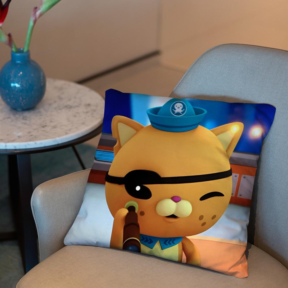 Little column under the sea Cushion Cover 2-in-1 Reversible Plush Pillow Cover | Car/Sofa/Bed | Perfect Gift