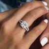 2026 Classic Simple Design Wedding Engagement Rings for Women Mosaic Square Crystal Cubic Zirconia Brilliant Luxury Jewelry